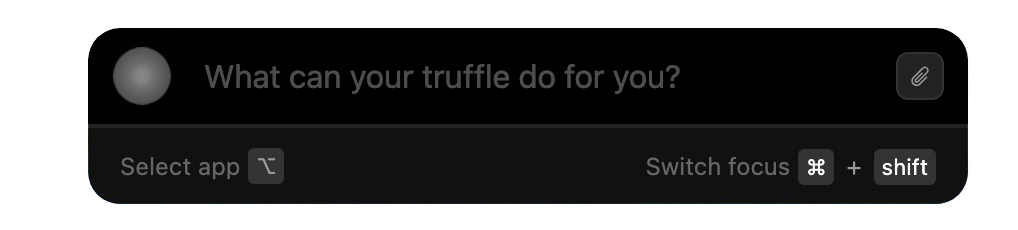 Truffle Agent Orb Interface